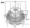 JAPANPARTS VC-506 Clutch, radiator fan